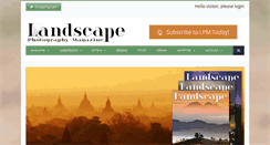 Desktop Screenshot of landscapephotographymagazine.com